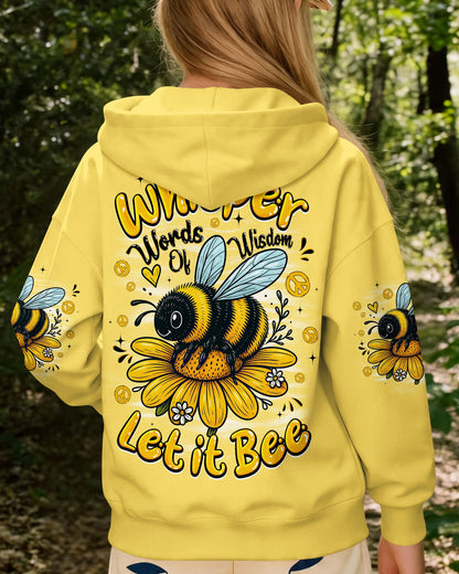 WHISPER WORDS OF WISDOM LET IT BEE KIDS ALL OVER PRINT - TYQY1106262