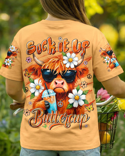 SUCK IT UP BUTTERCUP COW ALL OVER PRINT - TYLN1106261
