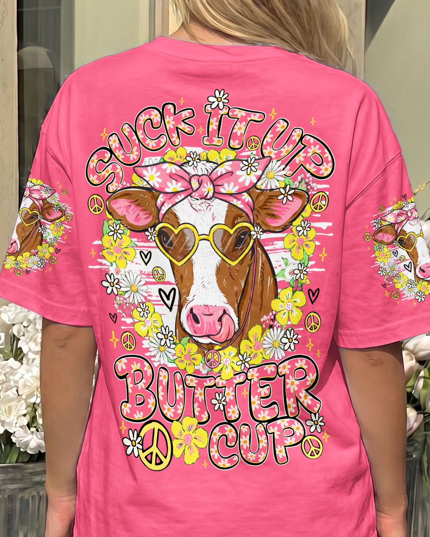 SUCK IT UP BUTTERCUP COW ALL OVER PRINT - TY1206262