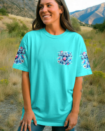 WHISPER WORDS OF WISDOM LET IT BE COW ALL OVER PRINT  - TLHG1006263