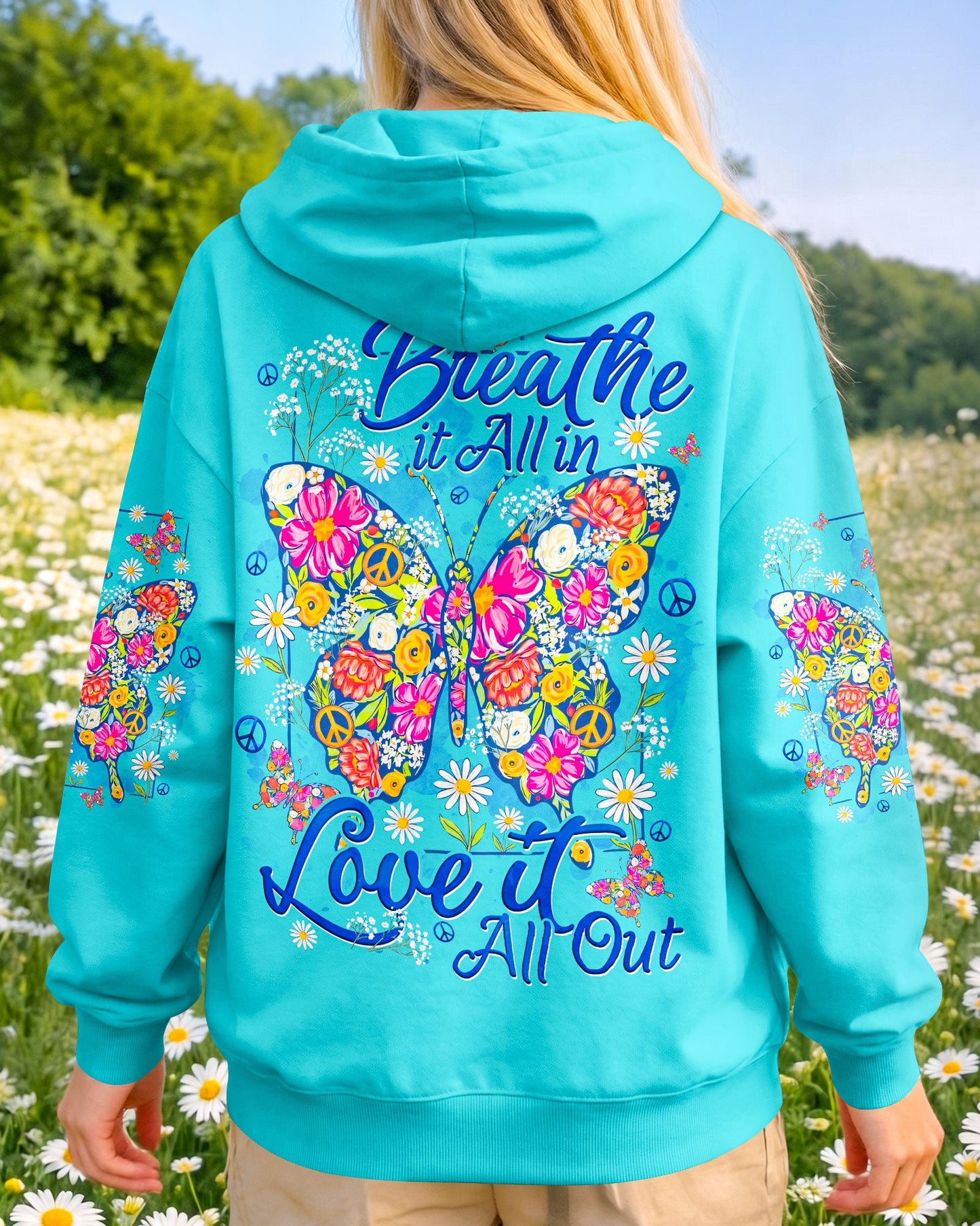 BREATHE IT ALL IN BUTTERFLY ALL OVER PRINT - TYQY1906261