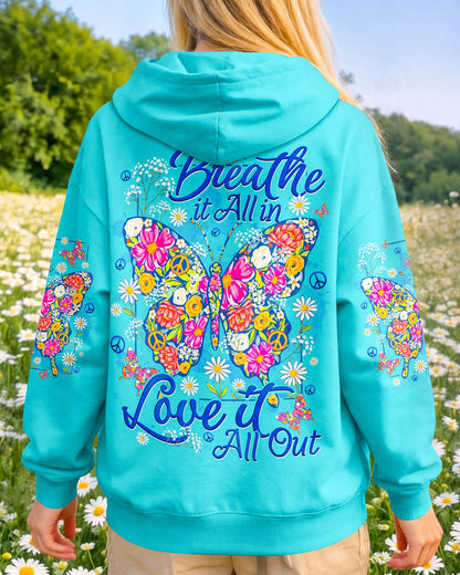 BREATHE IT ALL IN BUTTERFLY ALL OVER PRINT - TYQY1906261