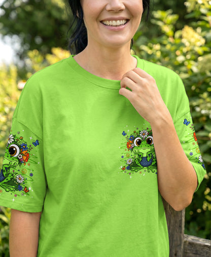 JUST BREATHE FROG ALL OVER PRINT - TLHG2206263