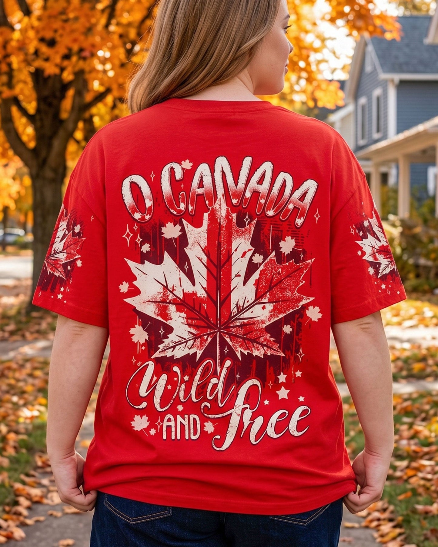 O CANADA WILD AND FREE ALL OVER PRINT - TYQY2406262