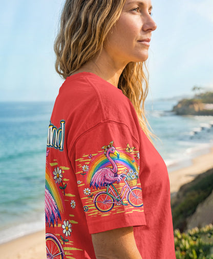 BE HUMBLE BE KIND FLAMINGO ALL OVER PRINT  - TLHG0107264