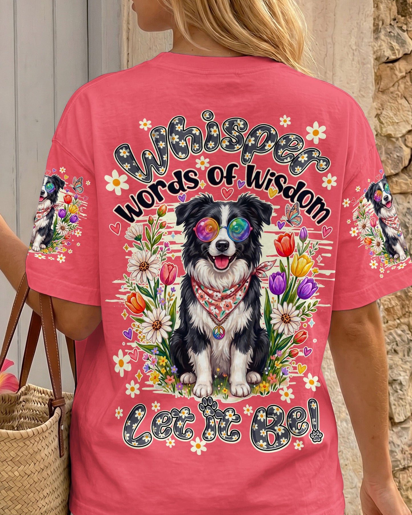 WHISPER WORDS OF WISDOM LET IT BE BORDER COLLIE DOG ALL OVER PRINT - TY2205261