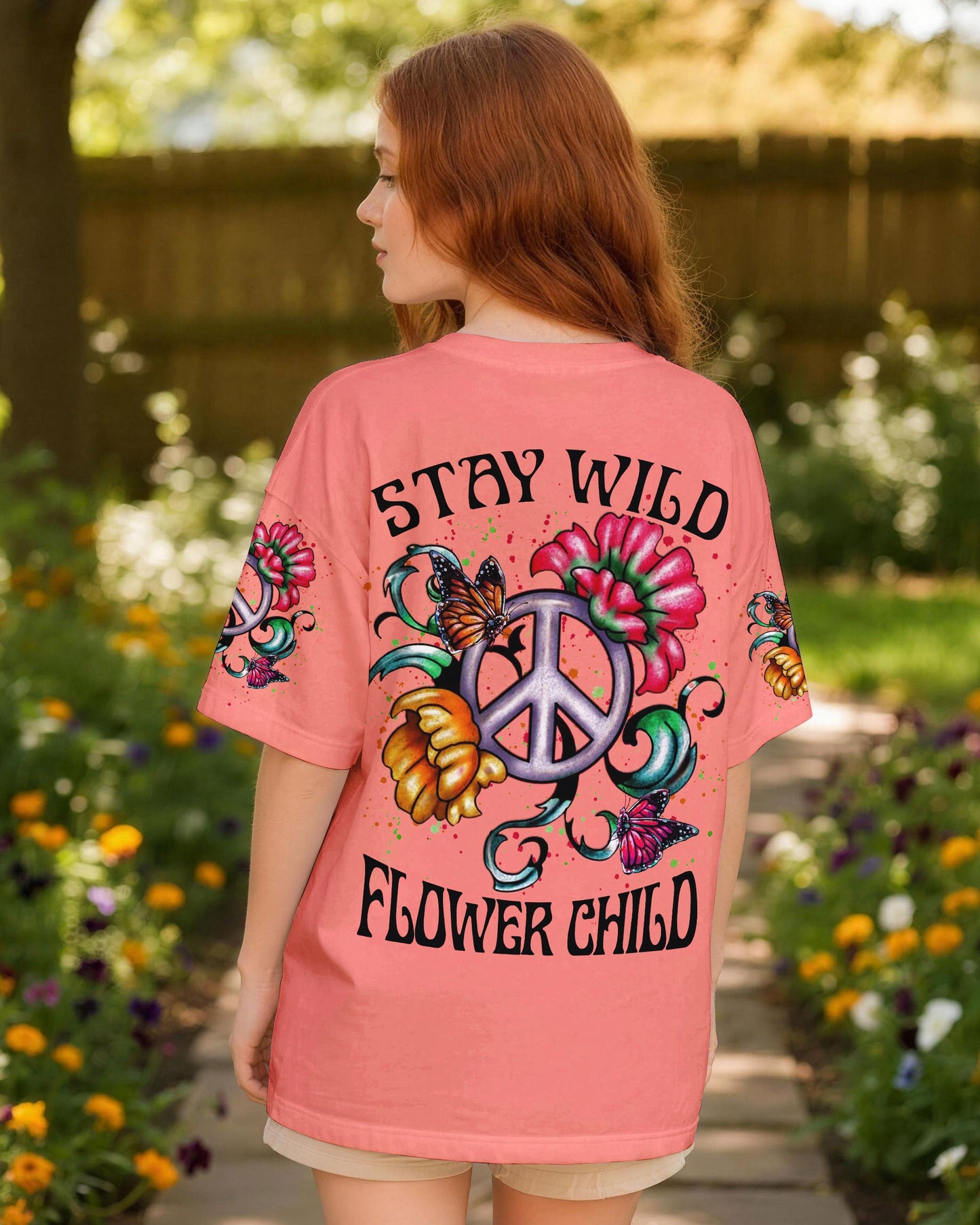 STAY WILD FLOWER CHILD KIDS ALL OVER PRINT - YHLN1812233