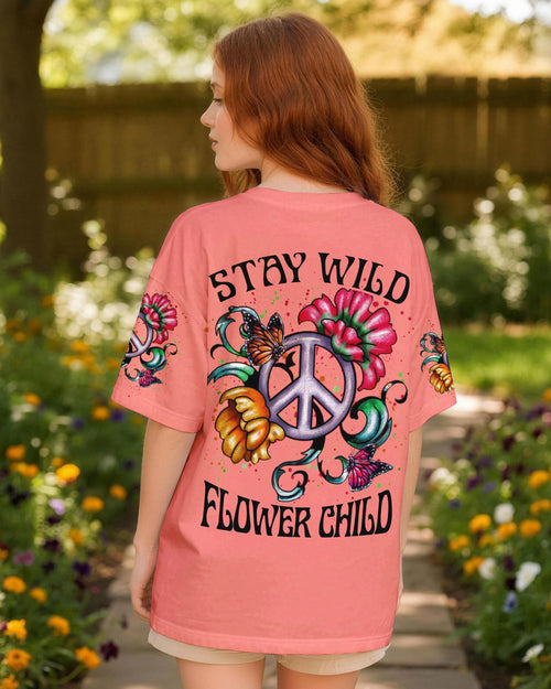 STAY WILD FLOWER CHILD KIDS ALL OVER PRINT - YHLN1812233