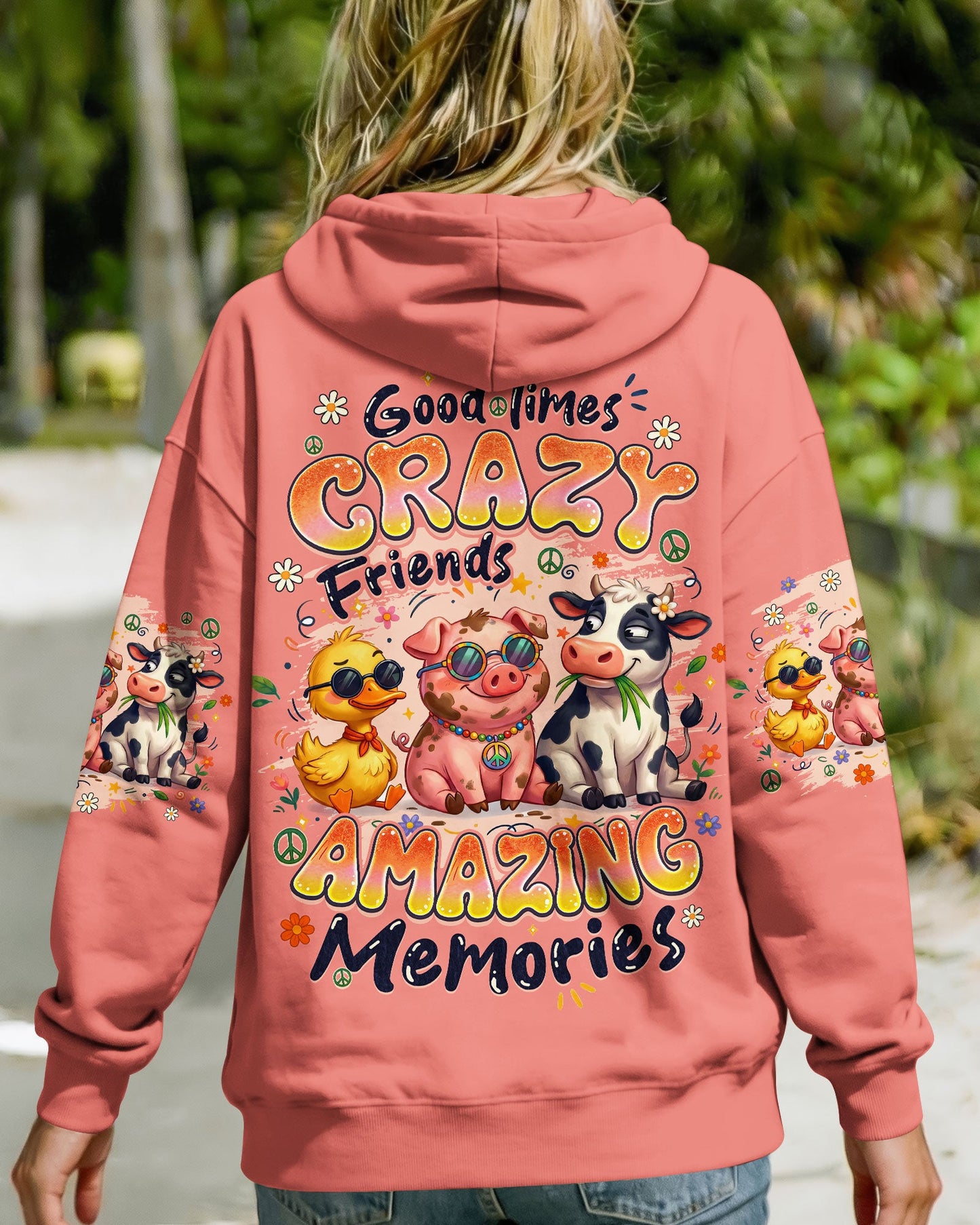 GOOD TIMES CRAZY FRIENDS AMAZING MEMORIES ALL OVER PRINT - TYQY1404262