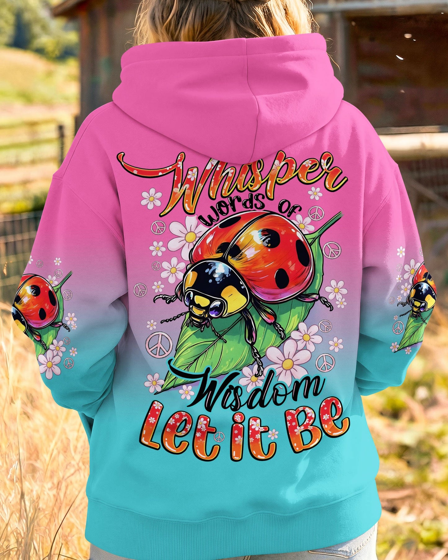 WHISPER WORDS OF WISDOM LET IT BE LADYBUG ALL OVER PRINT - TYQY0906262