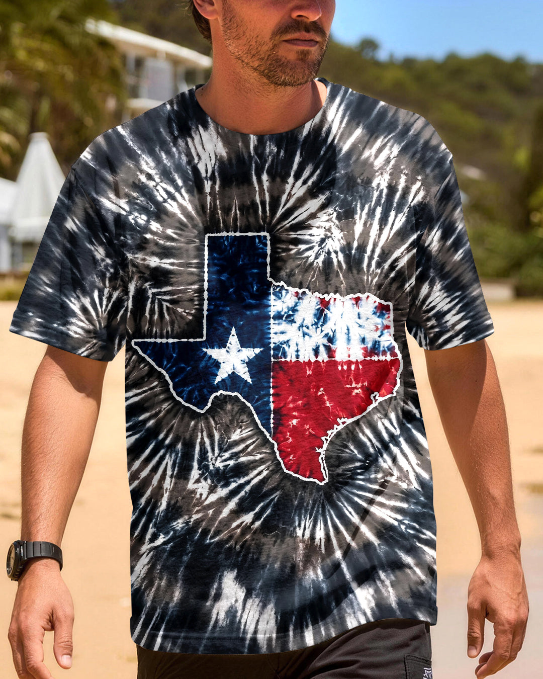 TEXAS MAP SWIRL ALL OVER PRINT - TLHG1206263