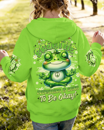 JUST BREATHE FROG KIDS ALL OVER PRINT - TYQY0506262