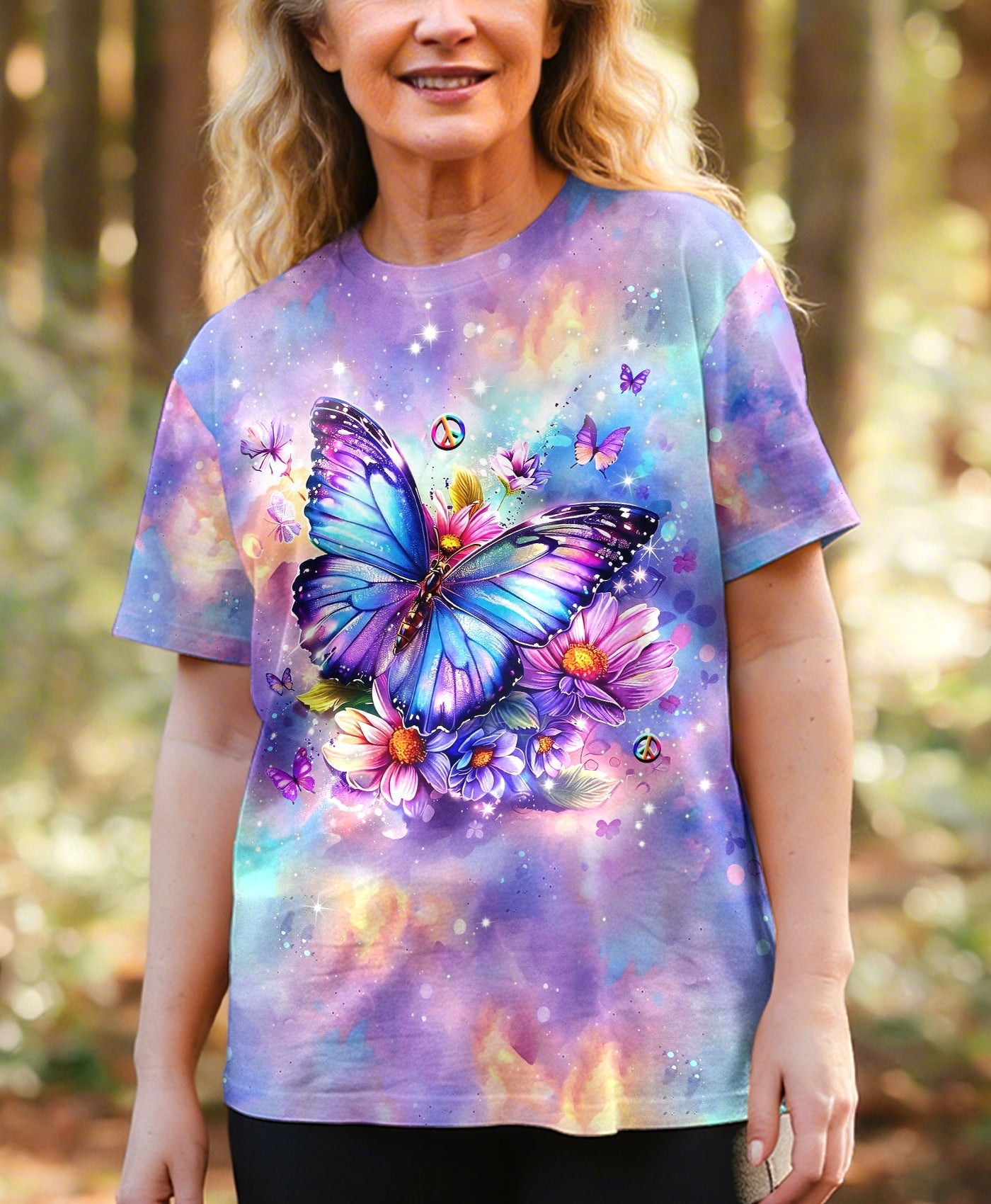 JUST BELIEVE BUTTERFLY ALL OVER PRINT  - TLHG0505263