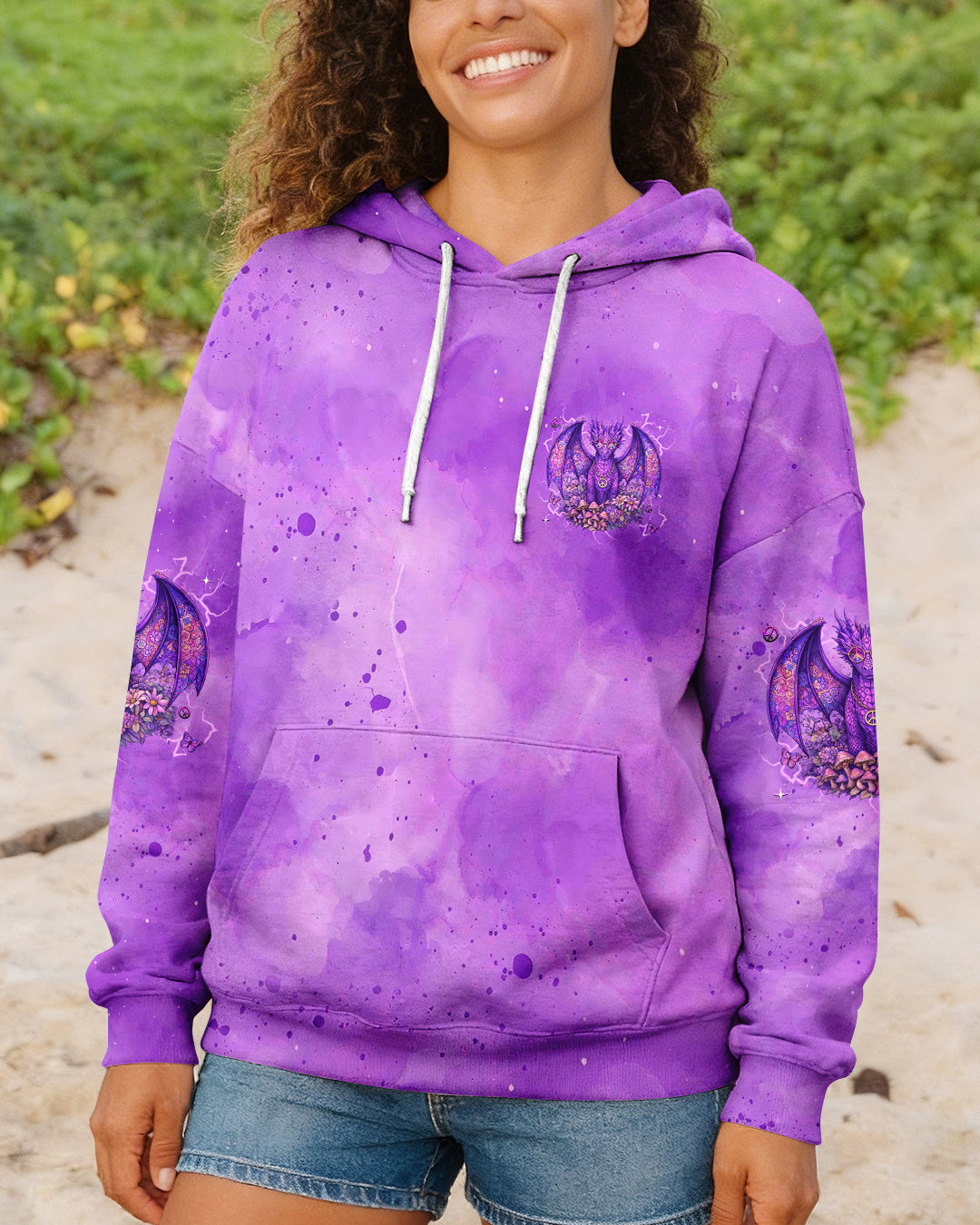 ASSUMING I'M JUST AN OLD LADY DRAGON ALL OVER PRINT   - TLHG0804262