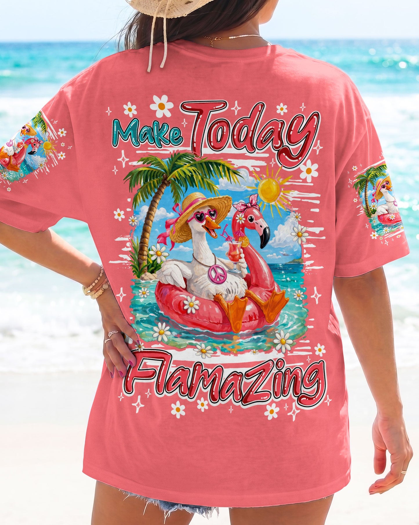 MAKE TODAY FLAMAZING GOOSE ALL OVER PRINT - TY2204262