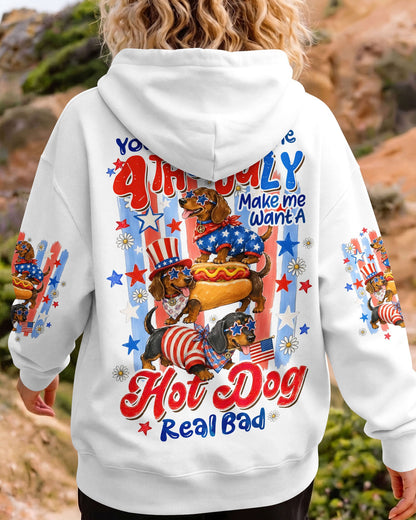 YOU LOOK LIKE THE 4TH OF JULY DACHSHUND DOG ALL OVER PRINT - TYQY0306262