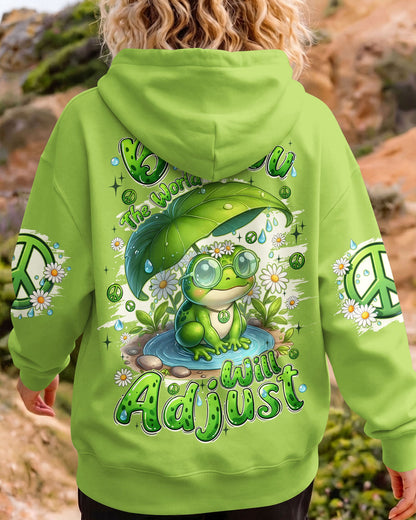 BE YOU THE WORLD WILL ADJUST FROG ALL OVER PRINT - TYQY2605262