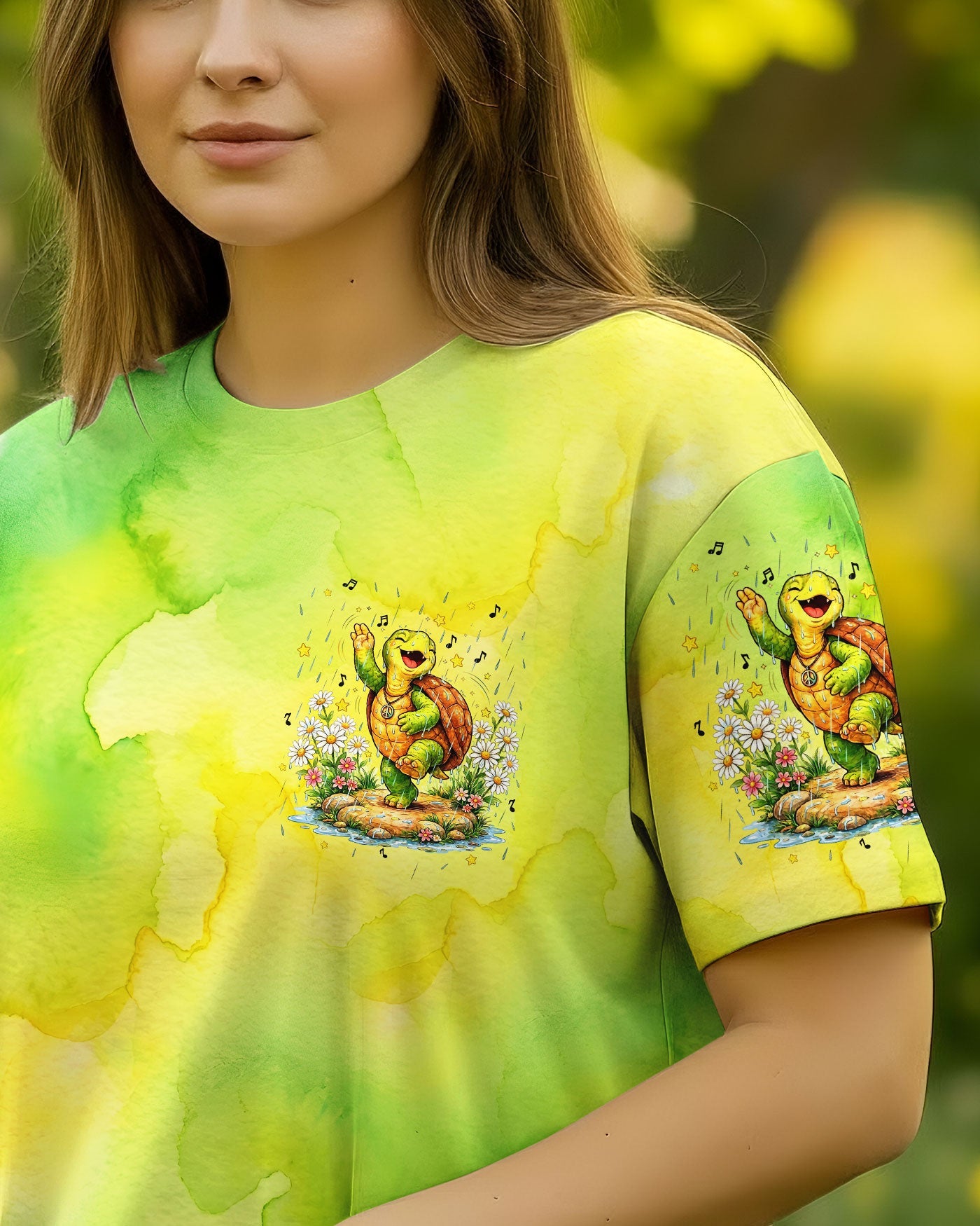 DANCE IN THE RAIN TURTLE ALL OVER PRINT - TYLN2505261
