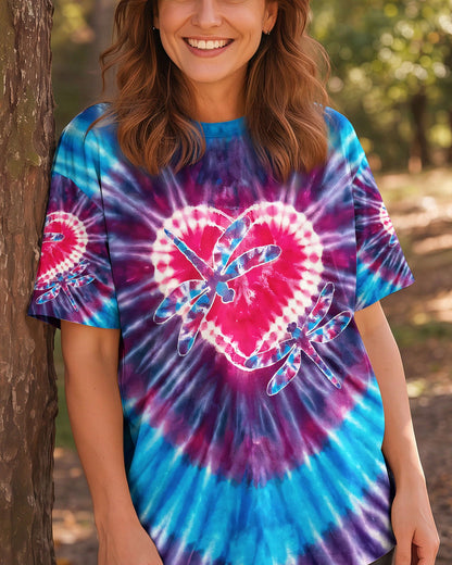 DRAGONFLIES LOVE BLOOM ALL OVER PRINT - TYQY0904263