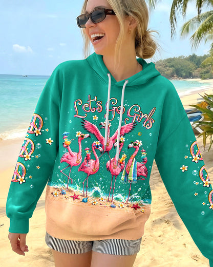 LET'S GO GIRLS FLAMINGO BEACH ALL OVER PRINT  - TLHG2804263