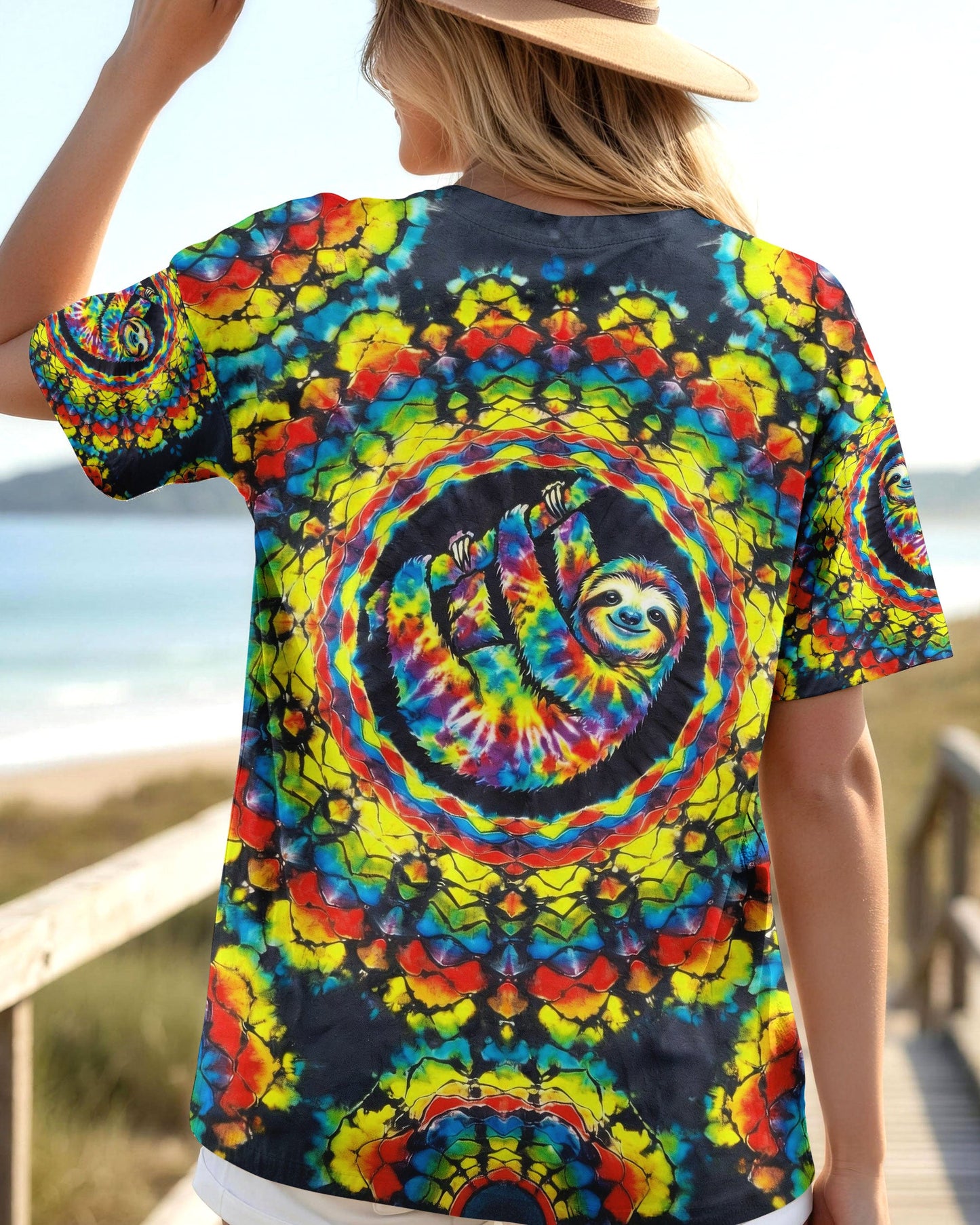 COLORFUL SLOTH ALL OVER PRINT - TYLN0704263
