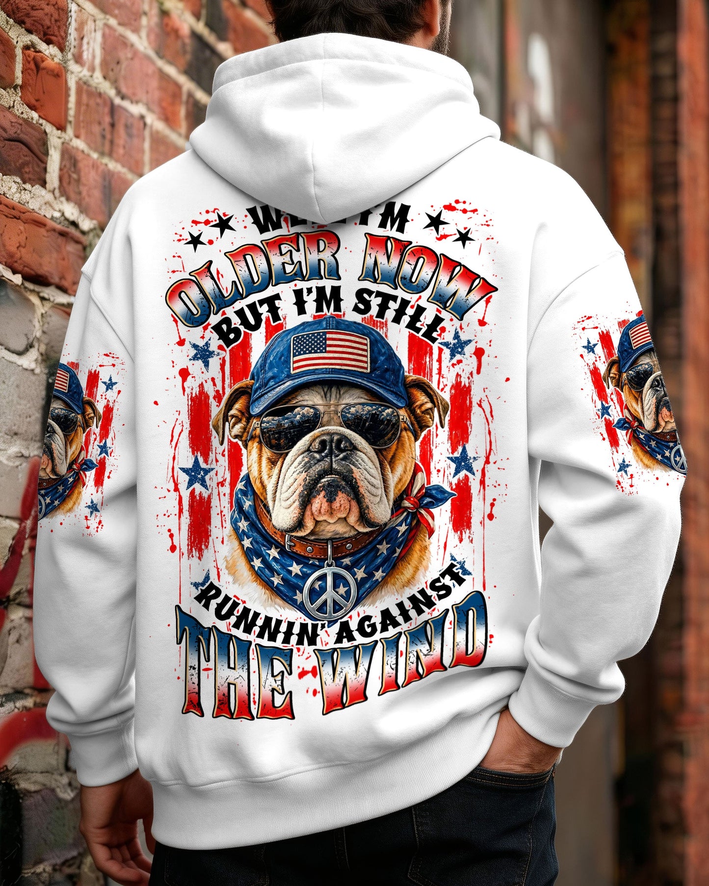 RUNNING AGAINST THE WIND BULLDOG ALL OVER PRINT - TYLN0405263