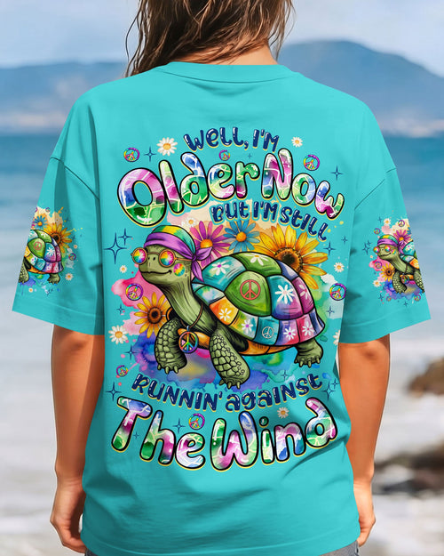 RUNNING AGAINST THE WIND TURTLE ALL OVER PRINT - TYQY2505263