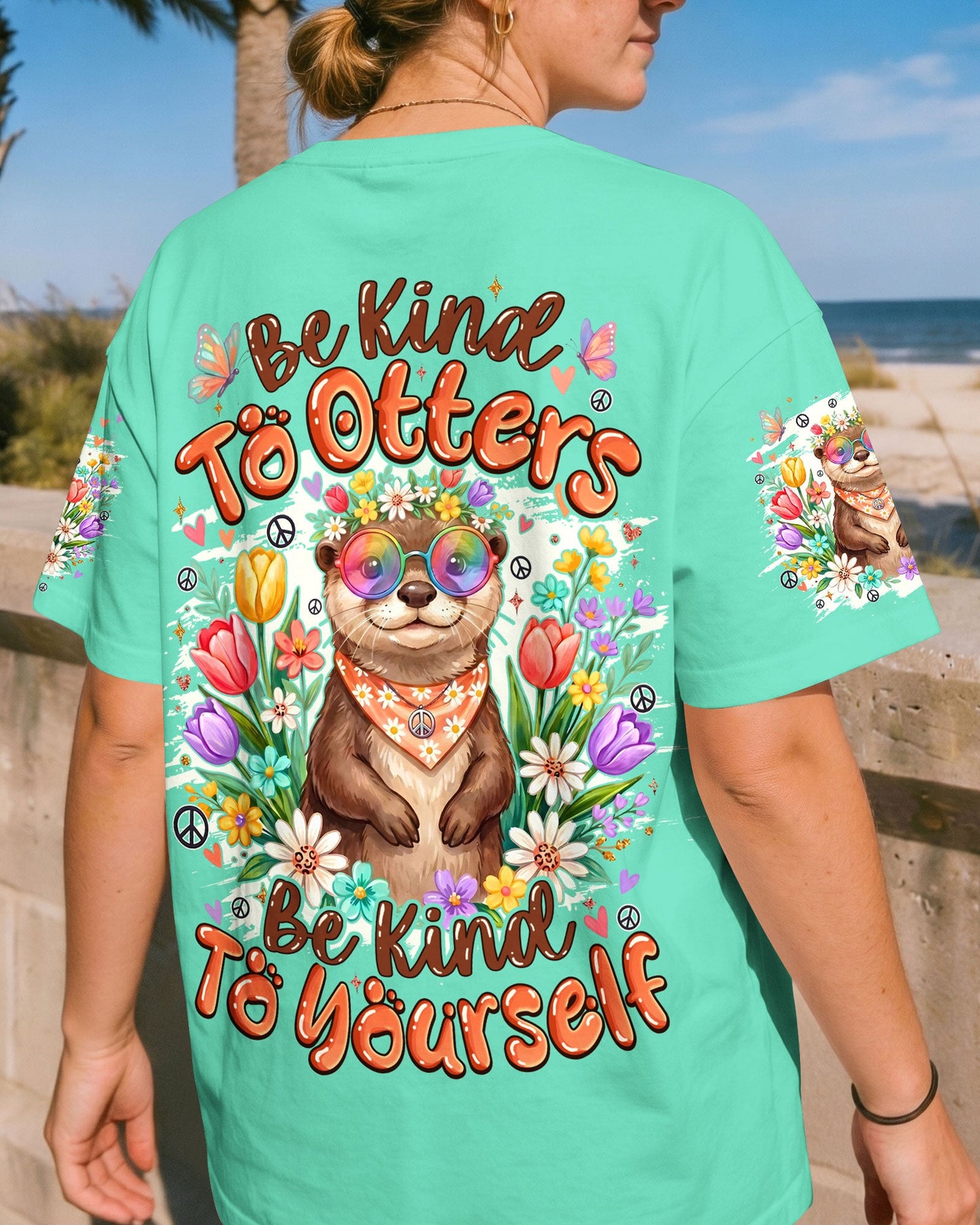 BE KIND TO OTTERS ALL OVER PRINT - TYQY1605261
