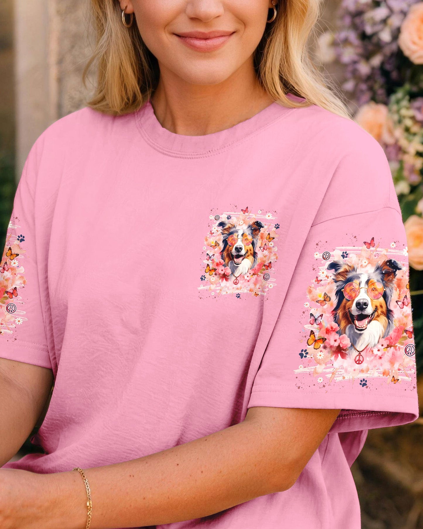 WHISPER WORDS OF WISDOM LET IT BE AUSTRALIAN SHEPHER DOG ALL OVER PRINT - TYLN2905262