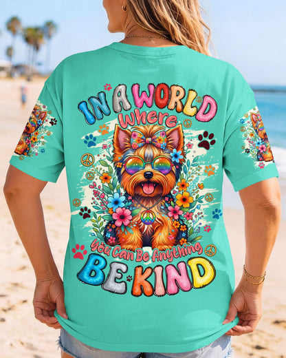 BE KIND YORKSHIRE TERRIER DOG ALL OVER PRINT - TYQY1405261