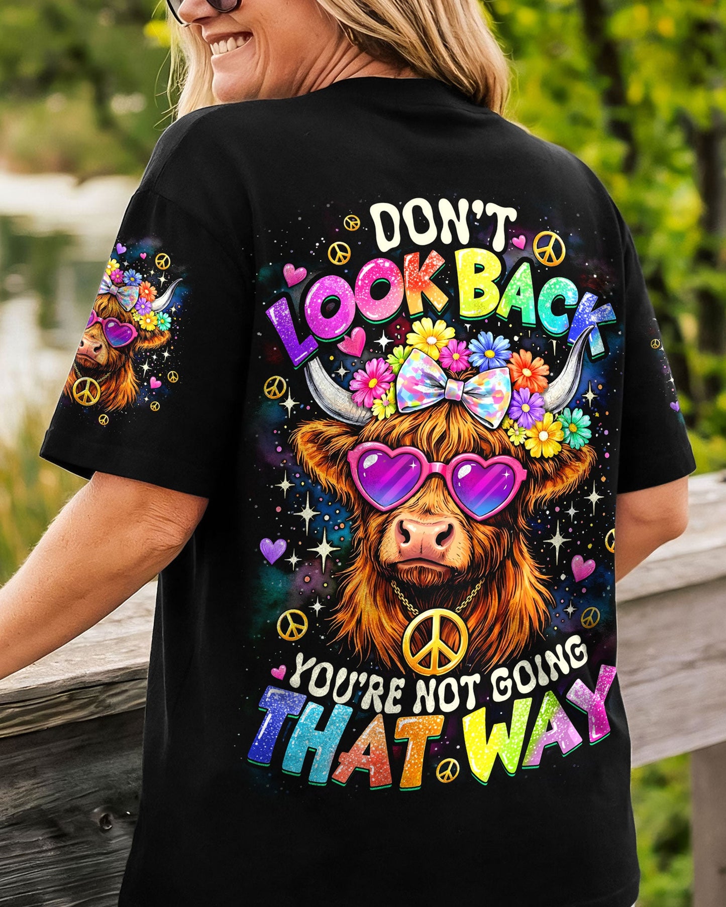 DON'T LOOK BACK COW ALL OVER PRINT - TYQY1505261