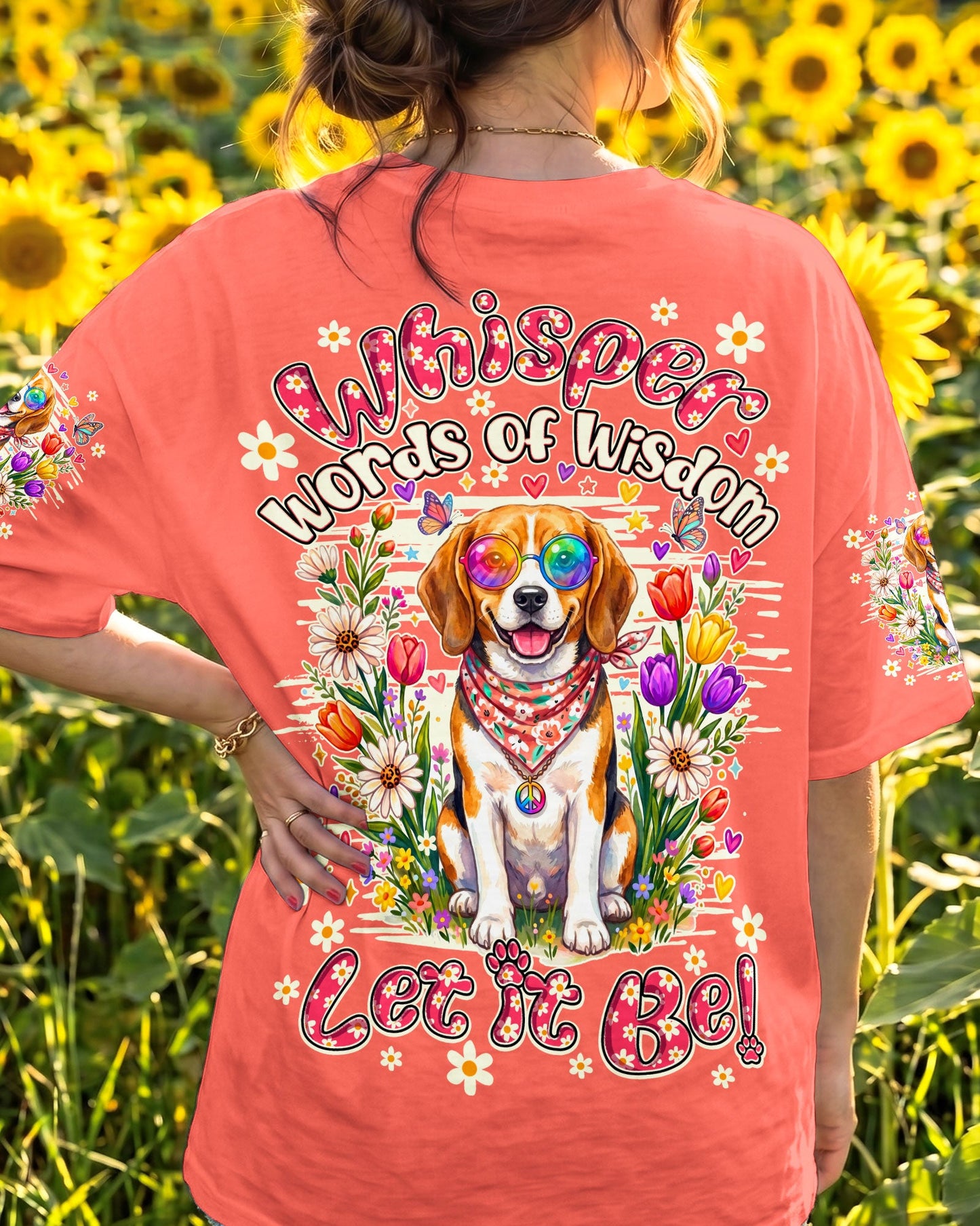 WHISPER WORDS OF WISDOM LET IT BE BEAGLE DOG ALL OVER PRINT ALL OVER PRINT - TY1305261