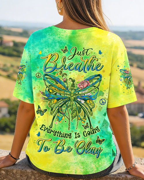 JUST BREATHE BUTTERFLY ALL OVER PRINT - TYLN0705261