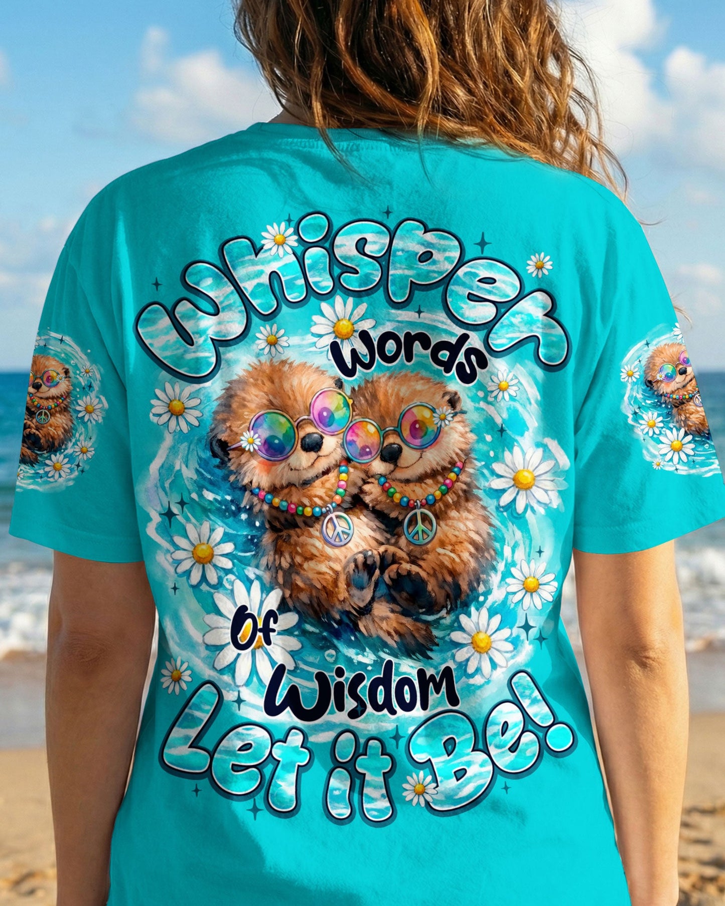 WHISPER WORDS OF WISDOM LET IT BE OTTER ALL OVER PRINT - TY1505262