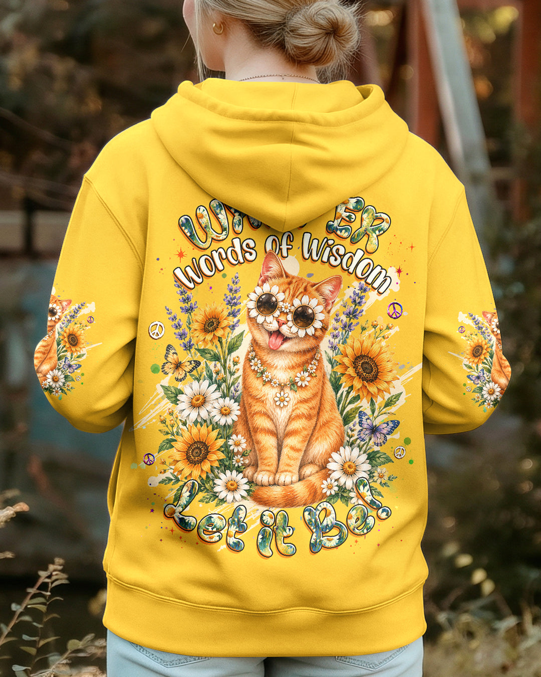 WHISPER WORDS OF WISDOM LET IT BE TABBY CAT ALL OVER PRINT - TLHG1305261