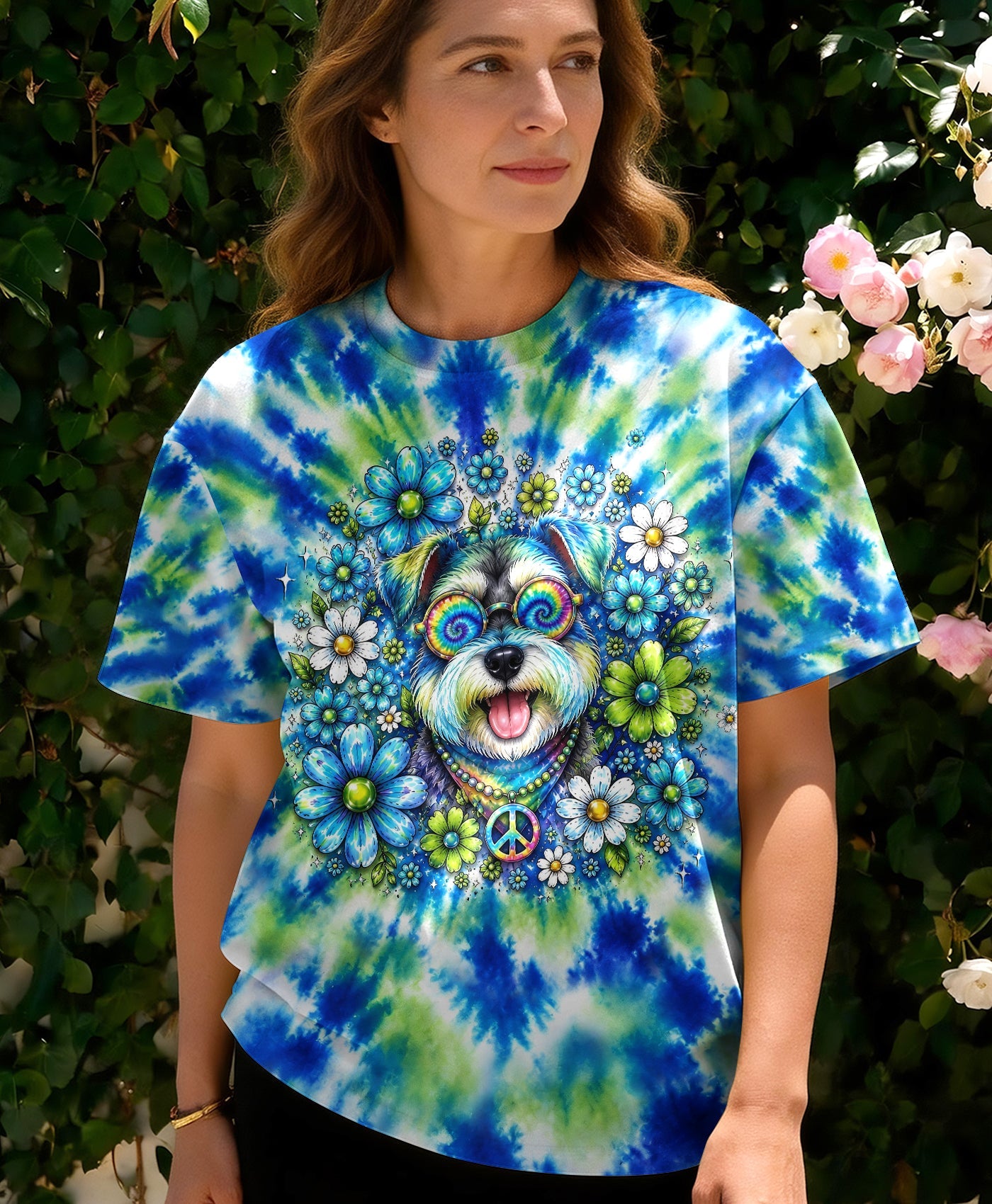 WHISPER WORDS OF WISDOM LET IT BE  SCHNAUZER DOG  ALL OVER PRINT  - TLHG1305263