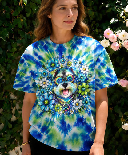 WHISPER WORDS OF WISDOM LET IT BE  SCHNAUZER DOG  ALL OVER PRINT  - TLHG1305263