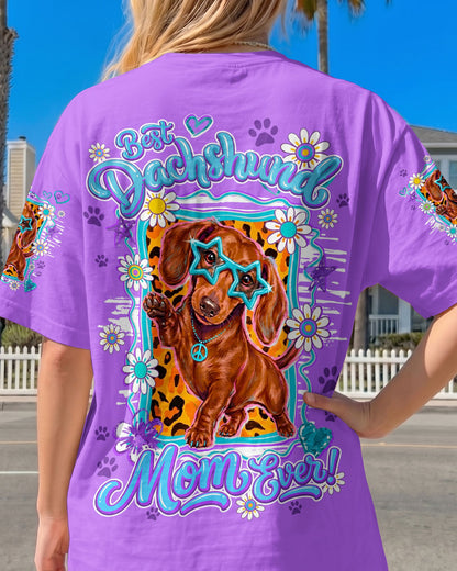 BEST DACHSHUND MOM DOG EVER ALL OVER PRINT - TY1805261