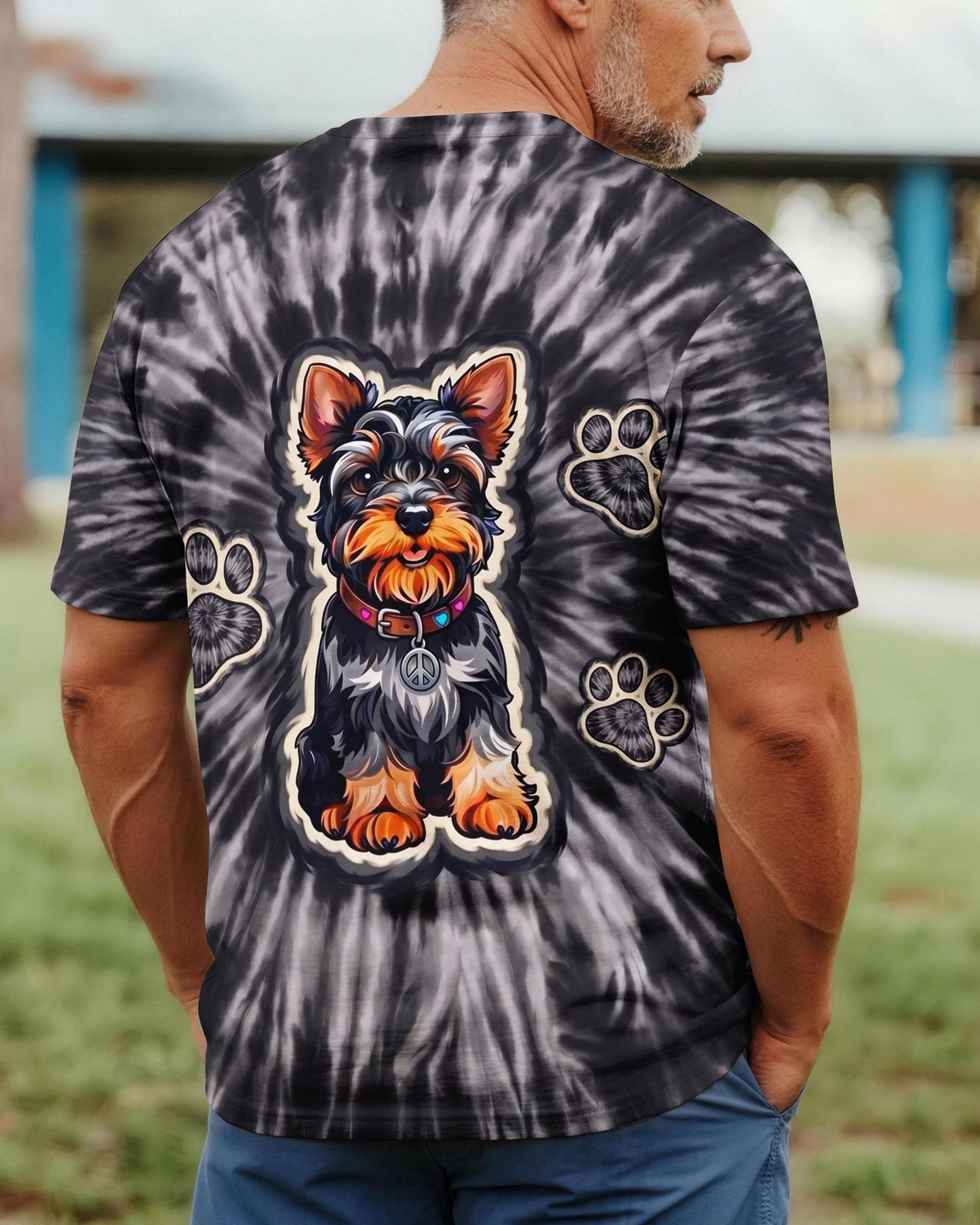 SMOKY YORKIE DOG VIBES ALL OVER PRINT - TYLN1405261