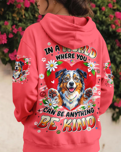 BE KIND AUSTRALIAN SHEPHERD DOG ALL OVER PRINT - TYLN0206262