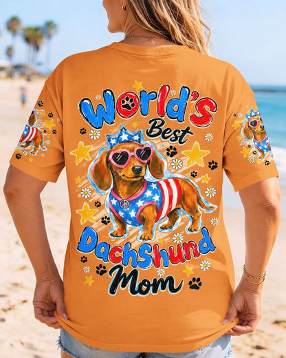 WORLD'S BEST DACHSHUND MOM DOG ALL OVER PRINT - TYQY1905263