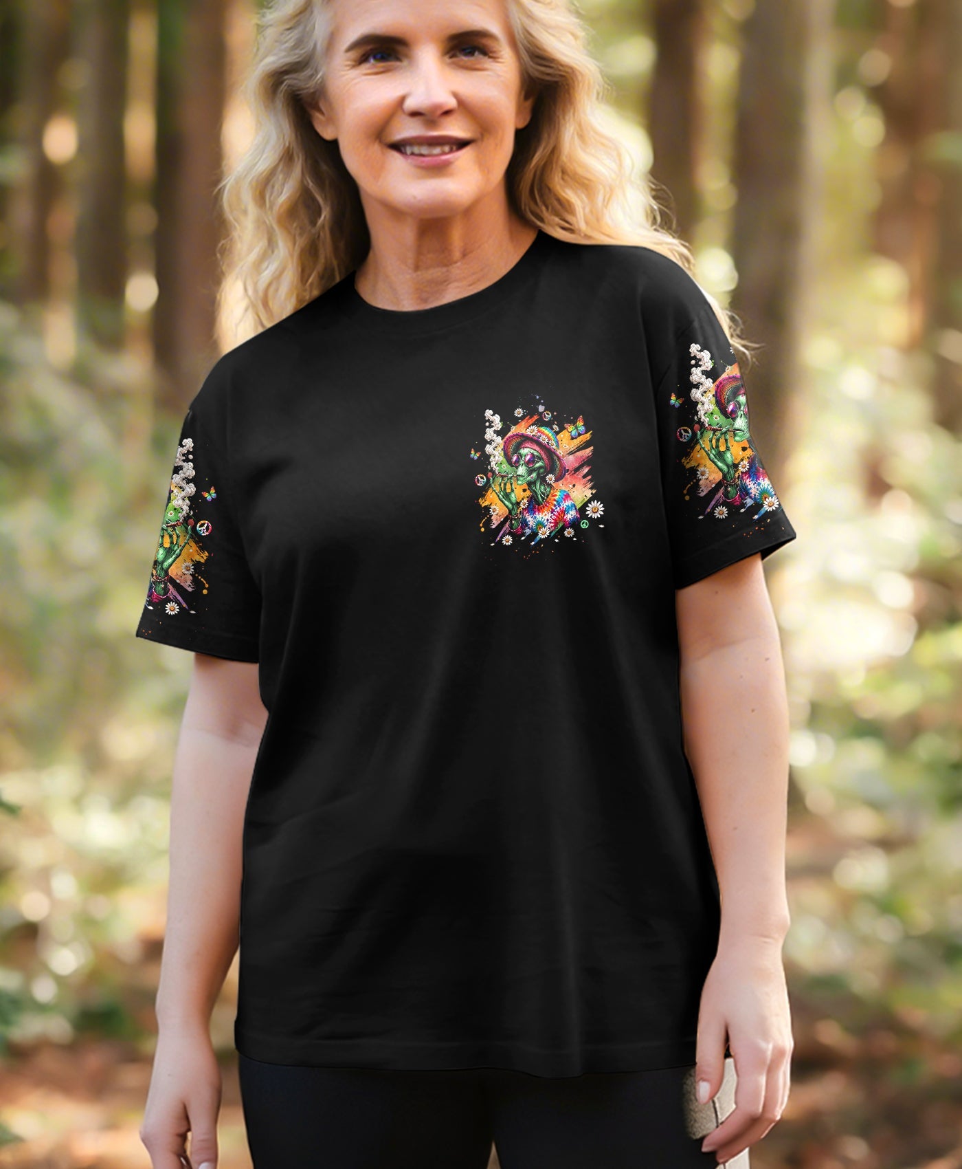 OLD HIPPIES ALIEN ALL OVER PRINT - TLHG0206263