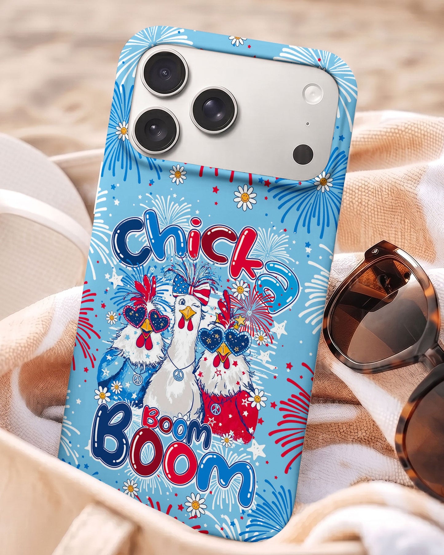CHICKA BOOM BOOM HIPPIE CHICKEN PHONE CASE - TY0406261