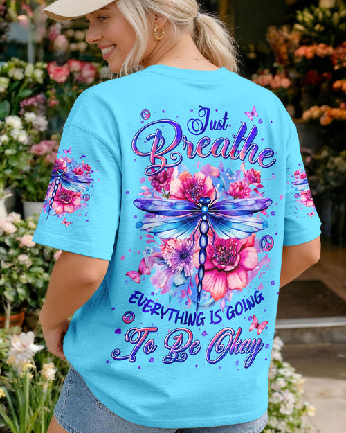 JUST BREATHE DRAGONFLY ALL OVER PRINT - TYLN0306263