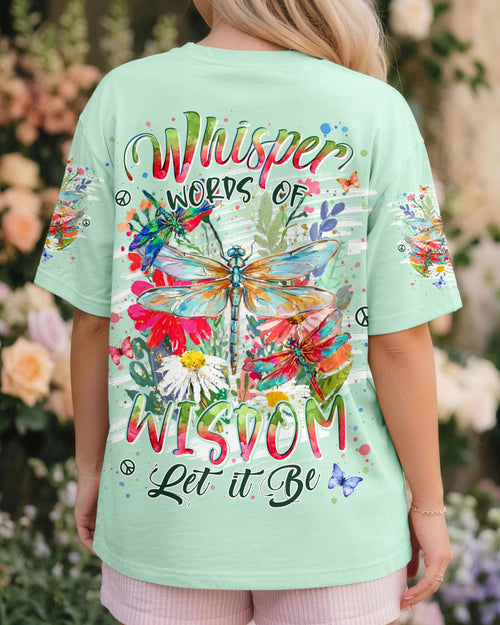 WHISPER WORDS OF WISDOM LET IT BE DRAGONFLY ALL OVER PRINT - TYLN0306262