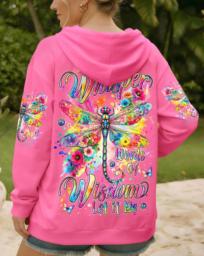 WHISPER WORDS OF WISDOM LET IT BE DRAGONFLY ALL OVER PRINT - TYLN0406263