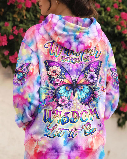 WHISPER WORDS OF WISDOM LET IT BE BUTTERFLY ALL OVER PRINT - TYLN2506261