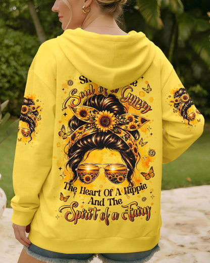 SHE HAS THE SOUL OF A GYPSY MESSY BUN ALL OVER PRINT - TYLN2306263
