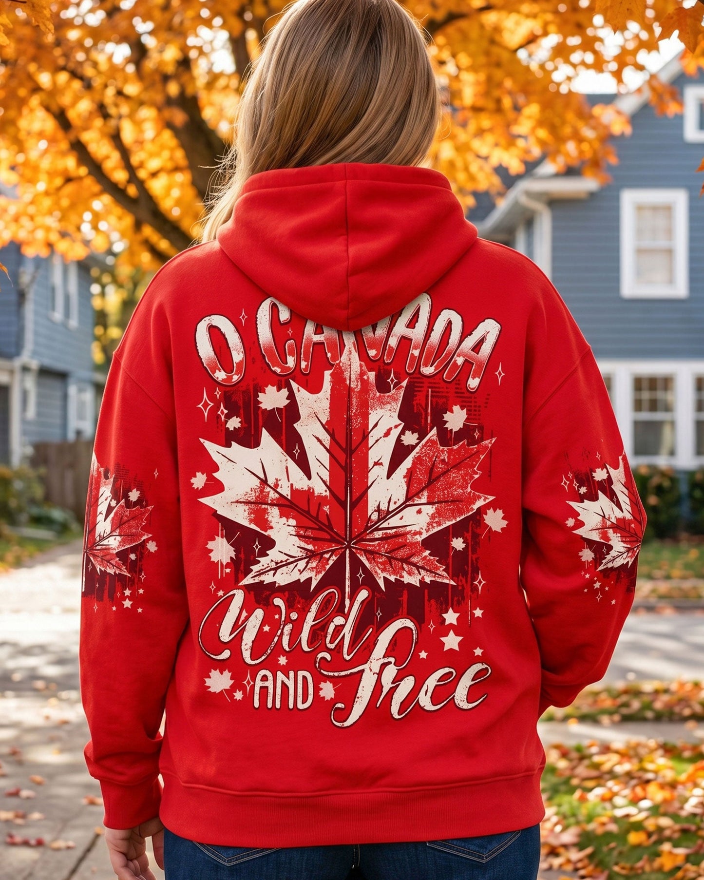 O CANADA WILD AND FREE ALL OVER PRINT - TYQY2406262