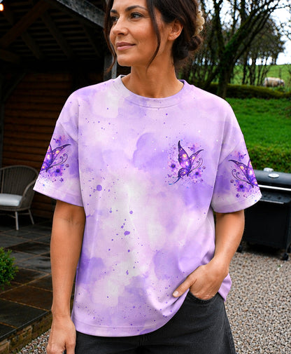 I BELIEVE THERE ARE ANGELS AMONG US BUTTERFLY ALL OVER PRINT - TLHG2906264